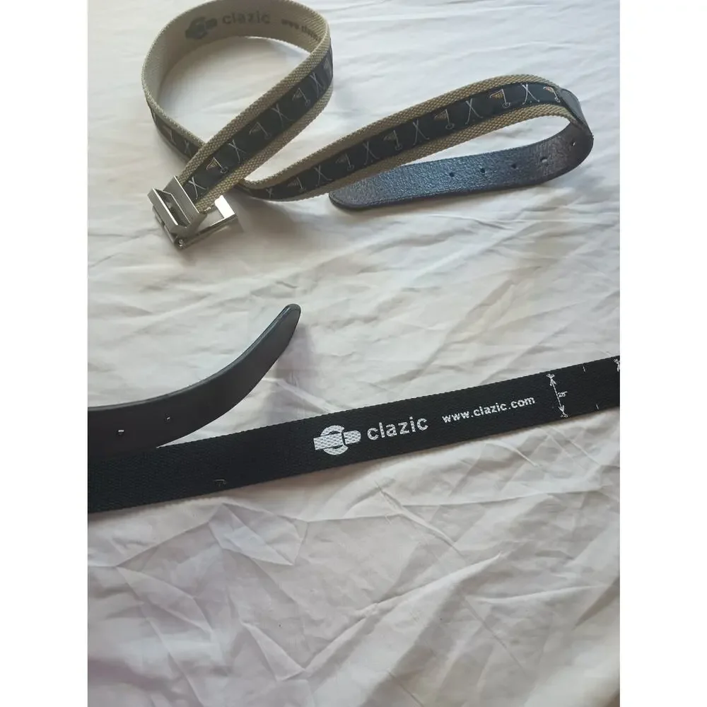Men's‎ Clazic Lot of 2 Golf Belts Adjustable fit